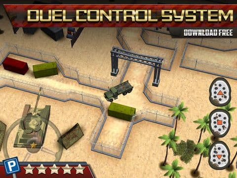 3D World Tank Parking - Allied War Army Blitz Driving Force
