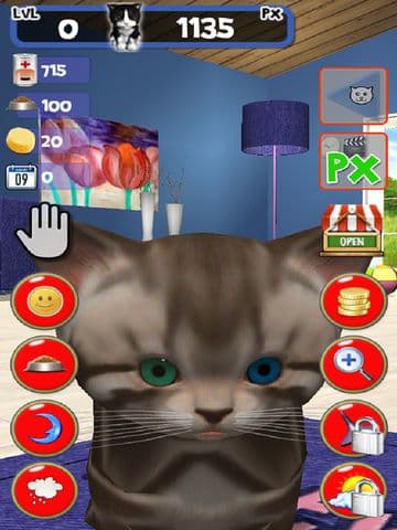 Cute kitten virtual pet, your own kitty to take care screenshot 3