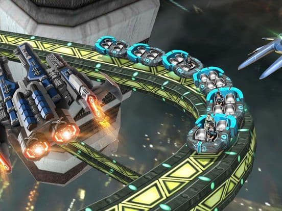RollerCoster Simulator Space. Ride The 6 Parck Amusement Theme Mania screenshot 3