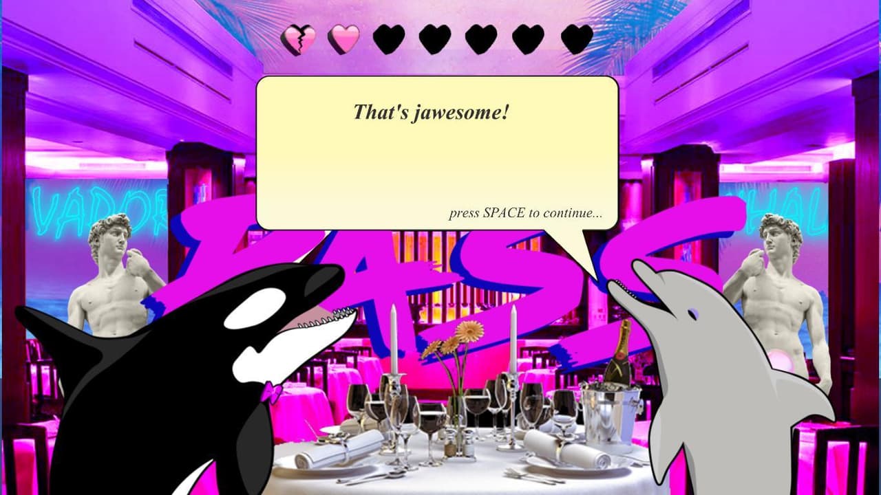 VAPORWHALE Hot Date (GGJ2017) screenshot 3