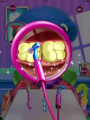 Clown Dentist Dental games screenshot 4
