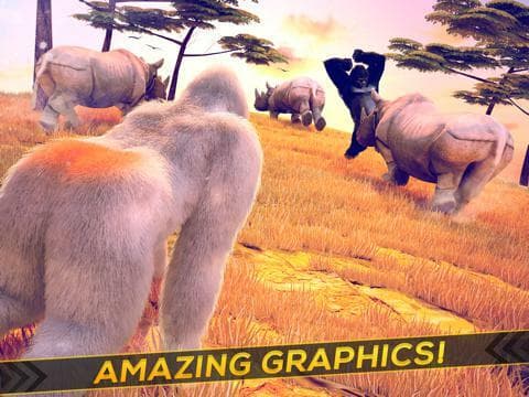 Gorilla Monkey Running Adventure Game For Free screenshot 4