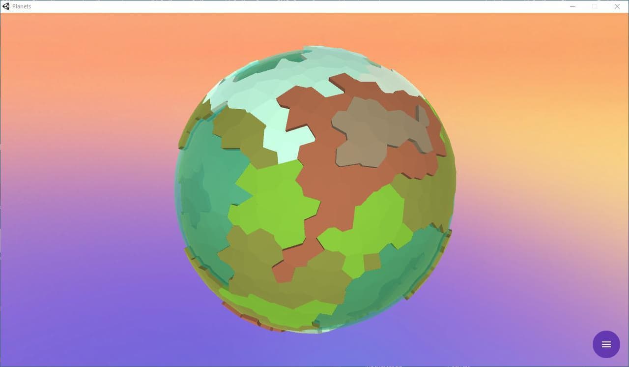 Procedural Voronoi Planets screenshot 6
