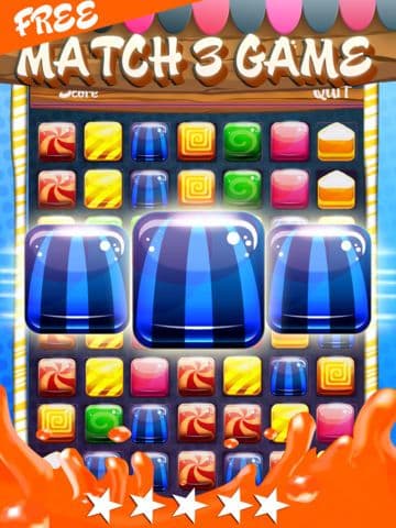 Candy Maker Blast Puzzle Games - Fun Dessert Swapping Game For iPhone And iPad HD FREE screenshot 2