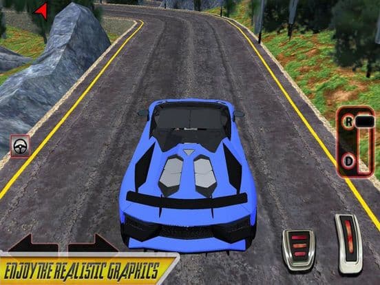 Extreme Race Car:Mountain Road screenshot 2