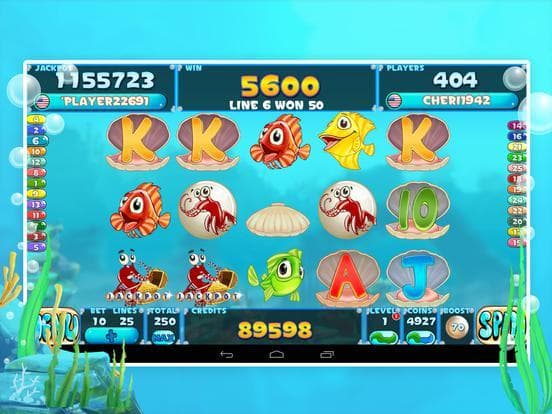 Fishy Slots HD Fun screenshot 2