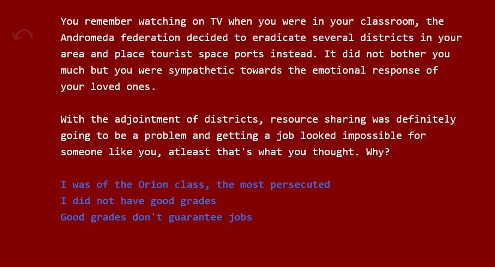 Dawn (itch) (literate) screenshot 2