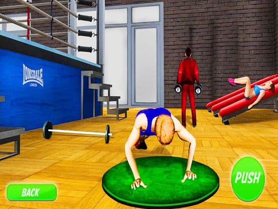 Gym Fitness Workout 3D screenshot 2