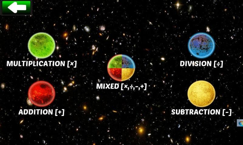 Astro Explosions (aka Space Memory Math) screenshot 3