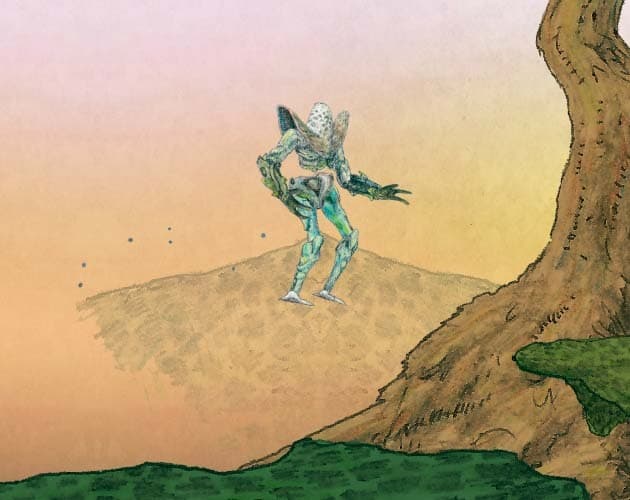 Alien en lapiz - Prototipo