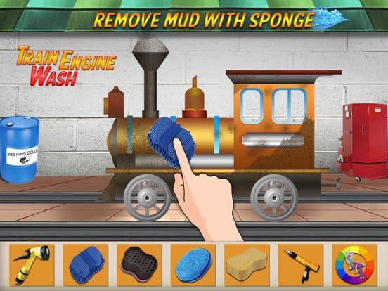 Train Engine Wash: Toddler Train Sim screenshot 2