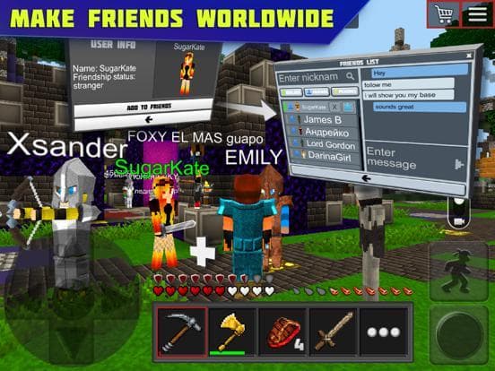 Planet of Cubes Survival Craft screenshot 6