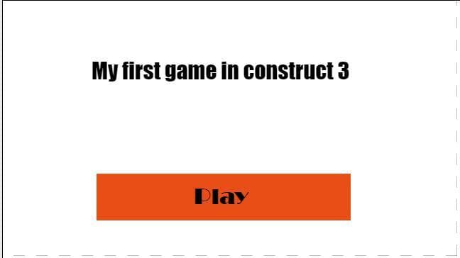 My first Project in construct 3