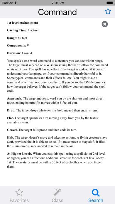 Spell Book (D&D 5e) screenshot 5