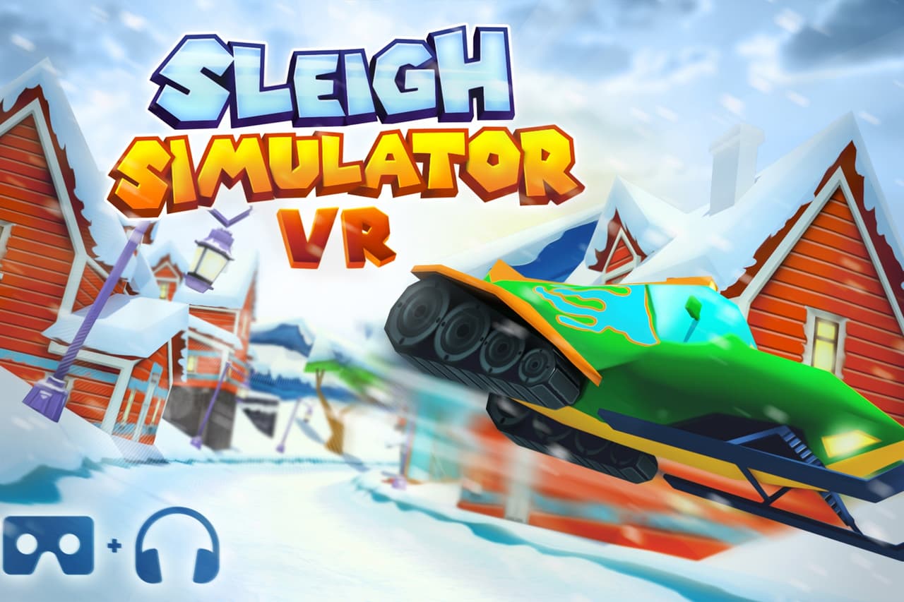 VR Sleigh Simulator - Cardboard screenshot 2