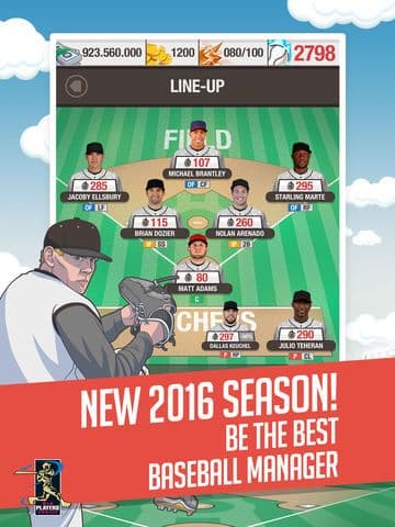 Baseball General Manager 2016 - Major League Fantasy Mobile App screenshot 2