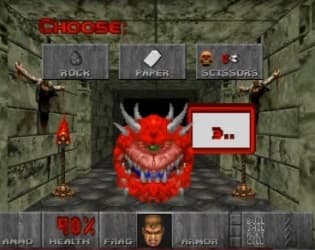 Rock Paper Scissors Doom