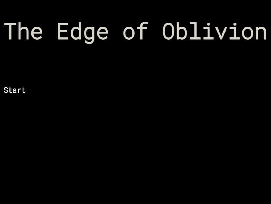 The Edge of Oblivion
