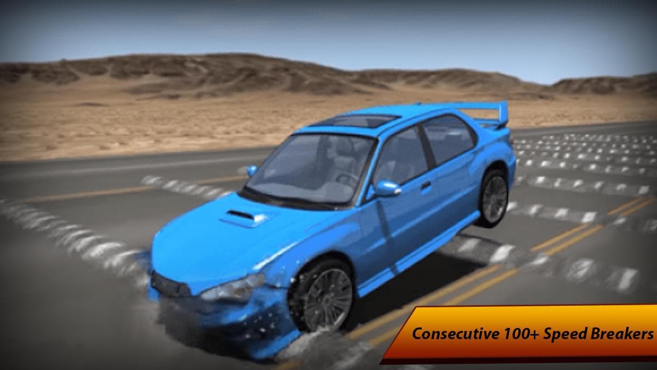 Consecutive Speed Bump Car Drive screenshot 2