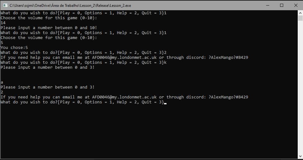 Text Adventure Main Menu screenshot 3