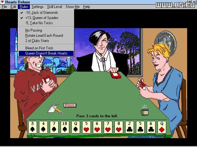 Hearts Deluxe screenshot 3