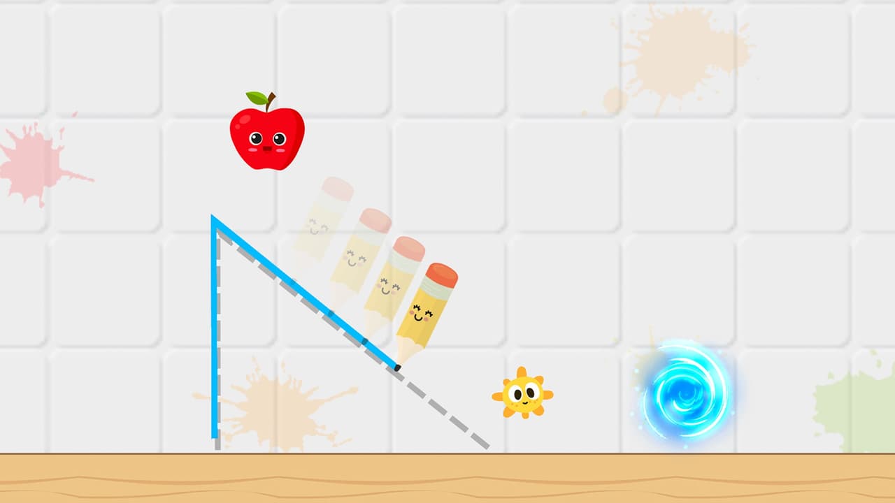 Fruit Escape: Draw Line screenshot 2