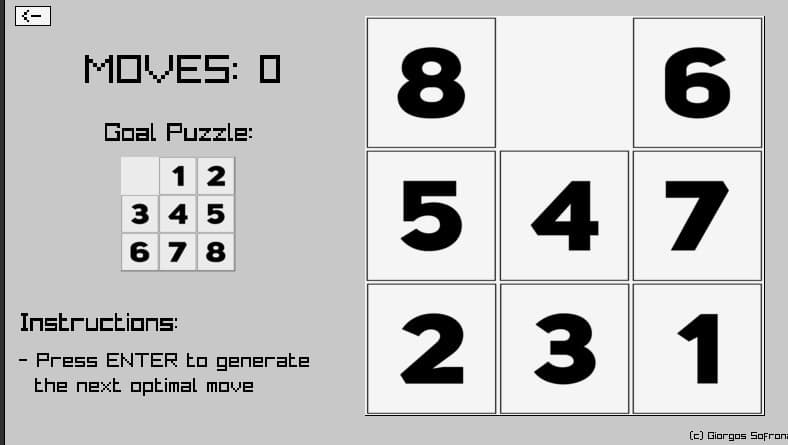 8-Puzzle Game! screenshot 5
