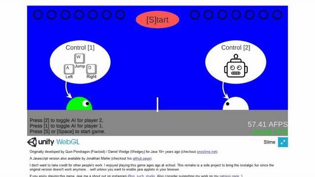 Slime Volleyball feat Neural AI