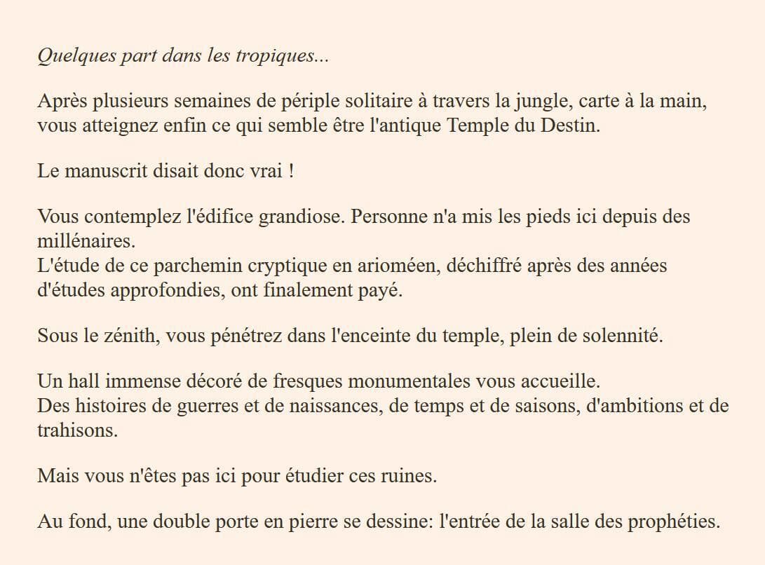 Les Prophéties Perdues