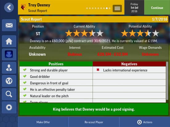 Football Manager Mobile 2017 screenshot 4