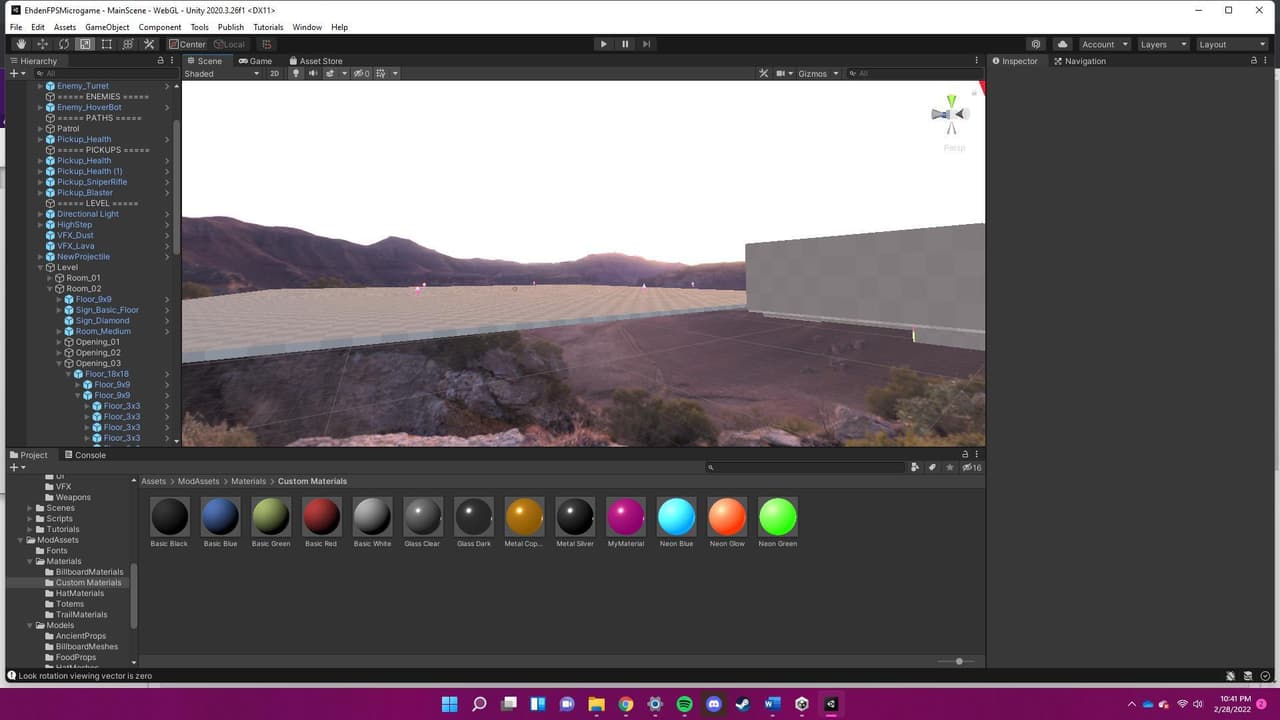 Modified Unity FPS