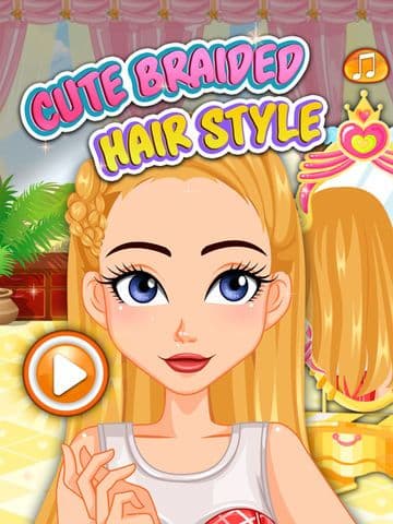Cute Braided Hair Style screenshot 2