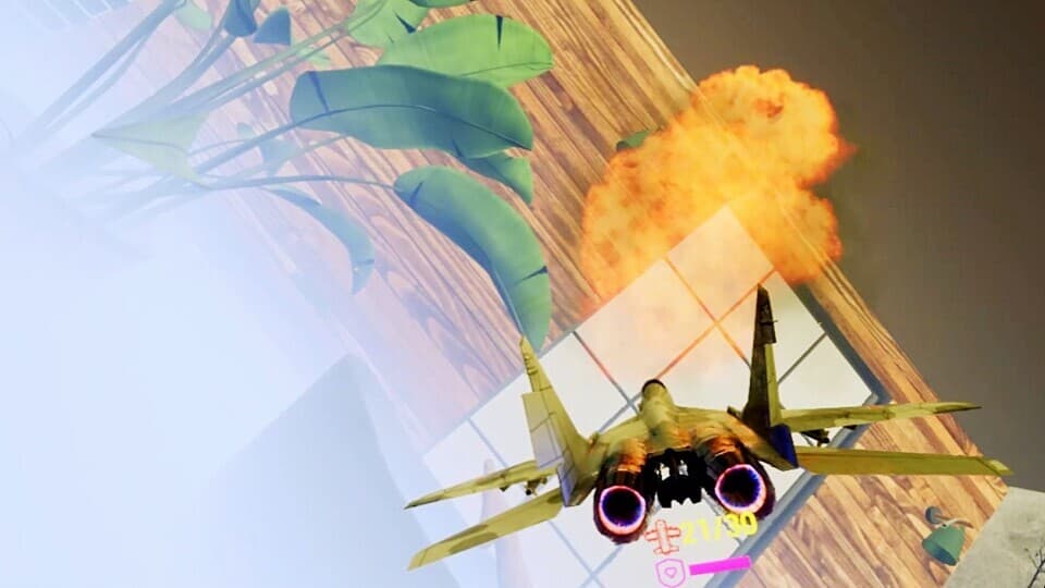 Re shrinking conflict: VR indoor air battle screenshot 3
