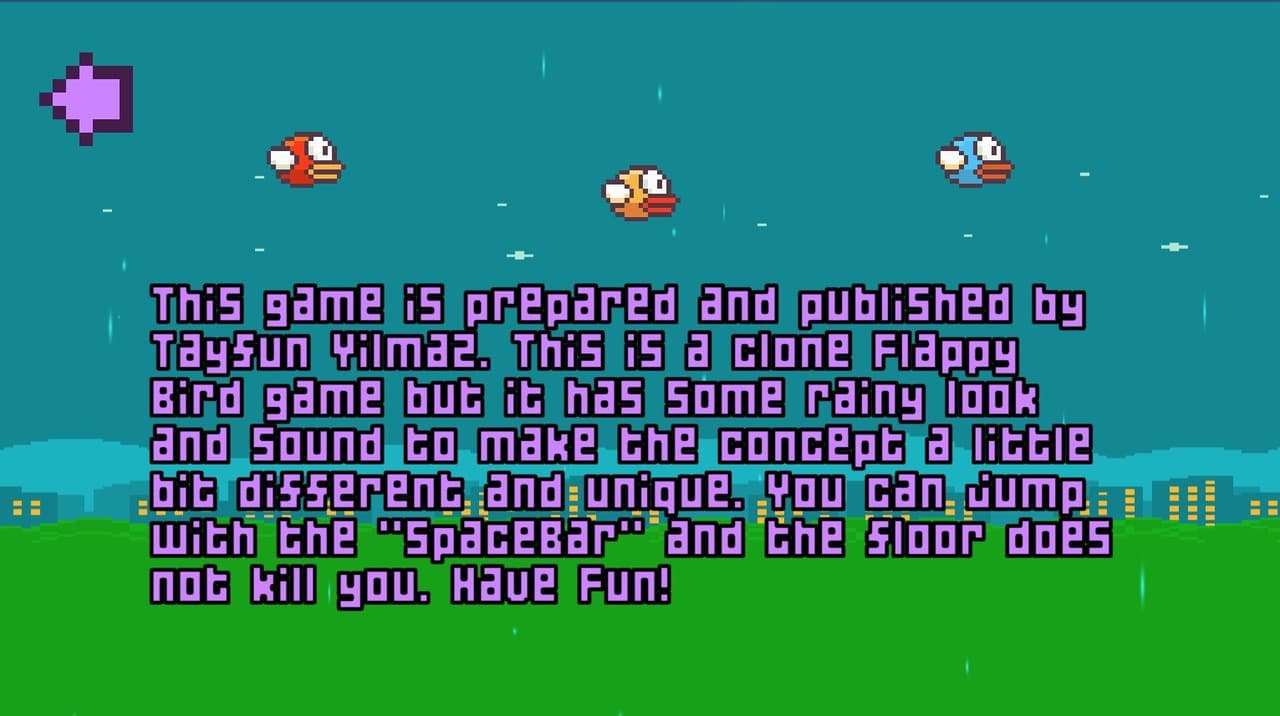 Rainy Flappy Bird screenshot 3