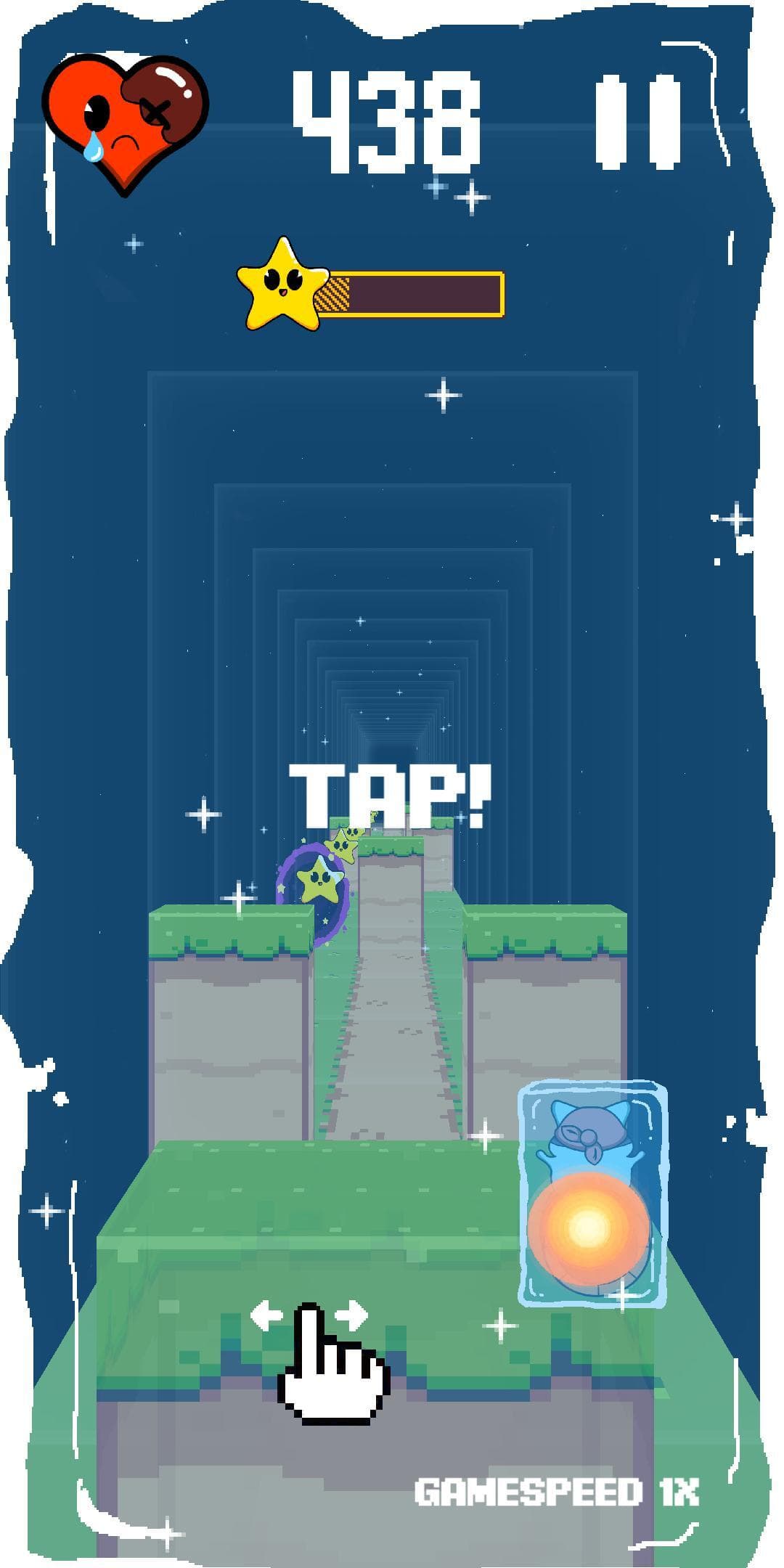 Construct 3 template mobile game - Captain barrelcat screenshot 6
