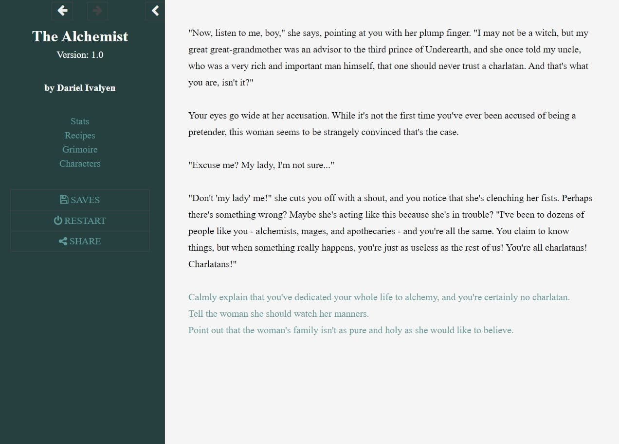 The Alchemist (itch) (darielivalyen) screenshot 5