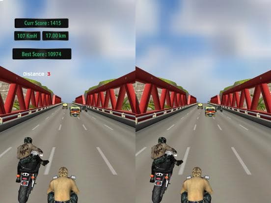 VR US ARMY MOTO RACER screenshot 5