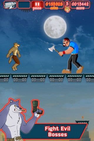 Courage Wolf Jump Free screenshot 2