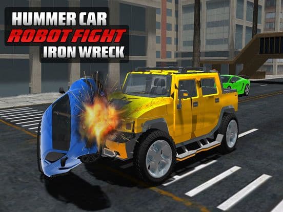 Hummer Car Robot Fight – Iron Wreck