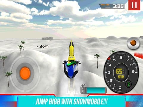 Extreme Snow Bike Simulator 3D - Ride the mountain bike in frozen arctic hills screenshot 3