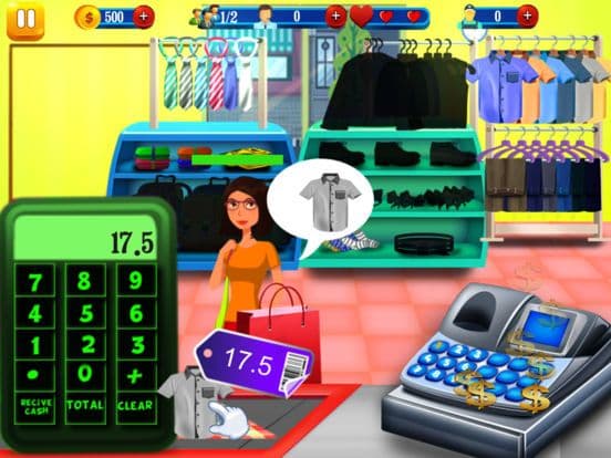 High School Girl Cash Register