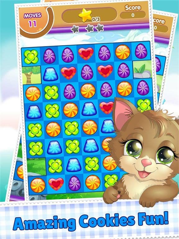 Cookie Link Pop 3 Match Journey Splash And Soda Jam screenshot 3
