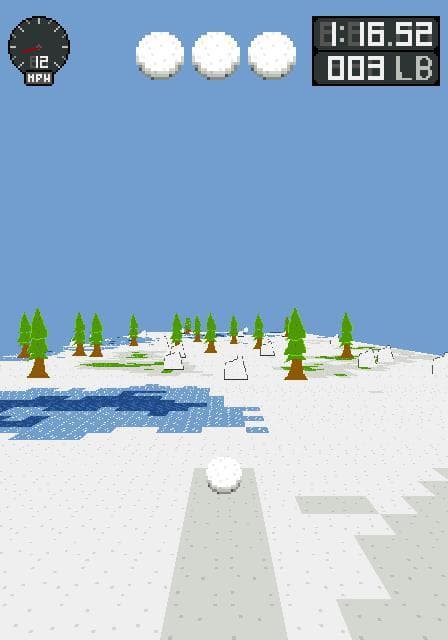 Snowballing Out of Control! screenshot 2