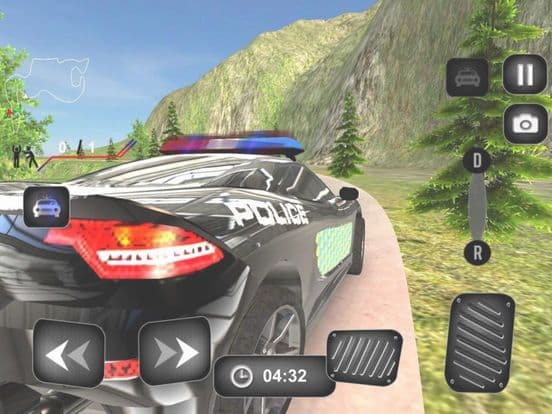 Driving Police Car HillRoad screenshot 3