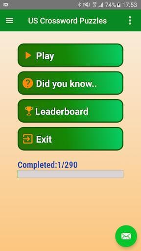Crosswords Puzzles App for Android screenshot 2