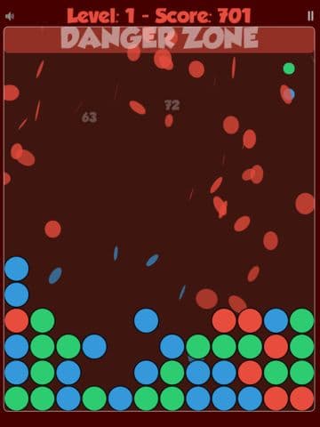 Color Crush: a puzzle game about matching 3 bubbles or more with the same color screenshot 3