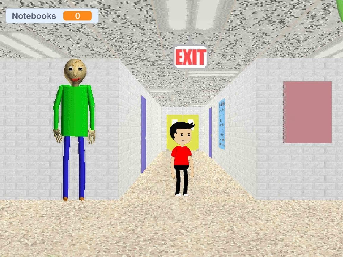 Baldis Basics 2D - Scratch