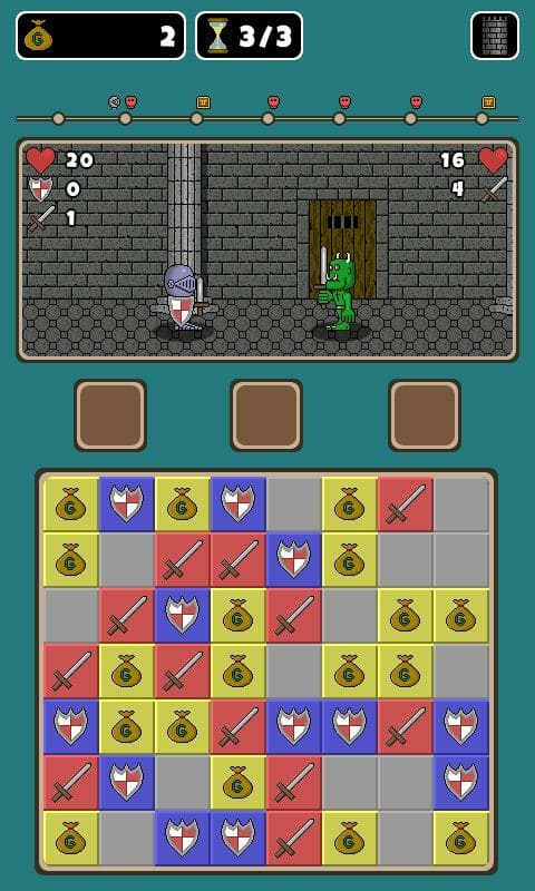 Match 3 Warriors screenshot 3