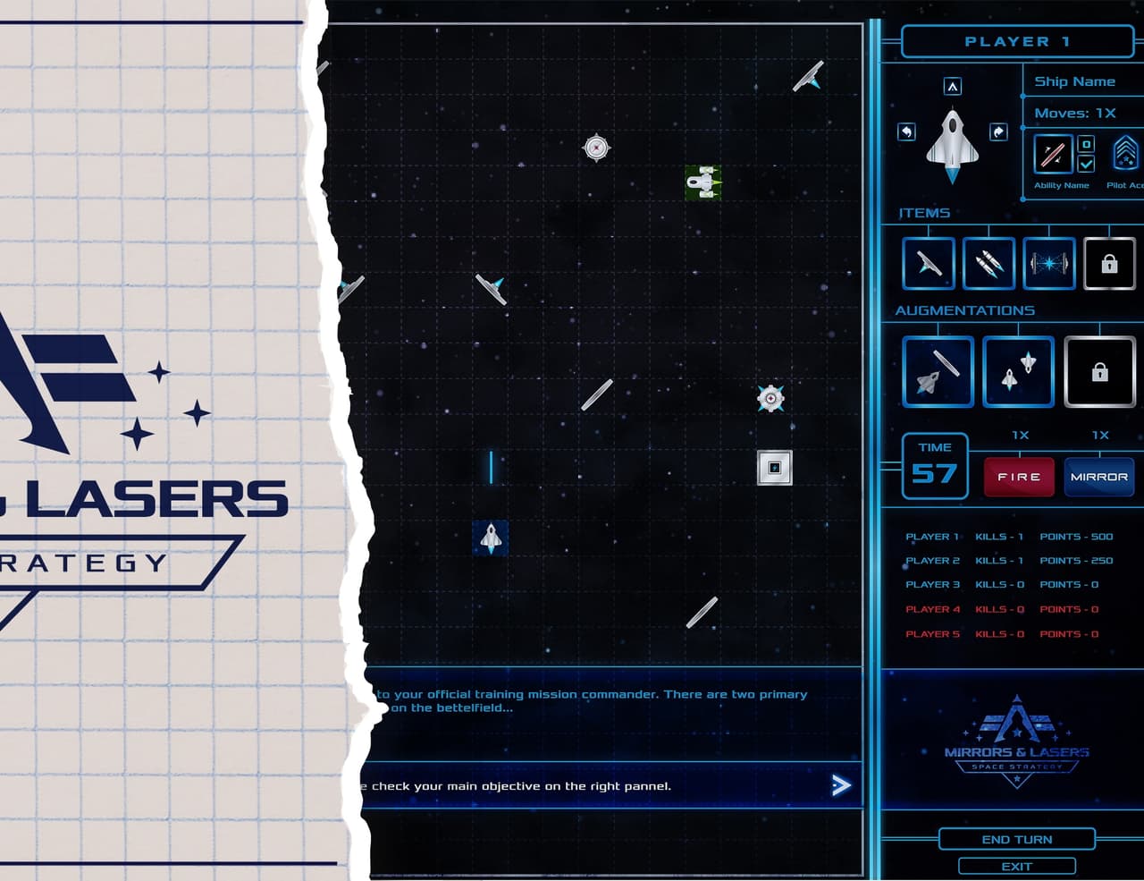 Mirrors & Lasers Demo