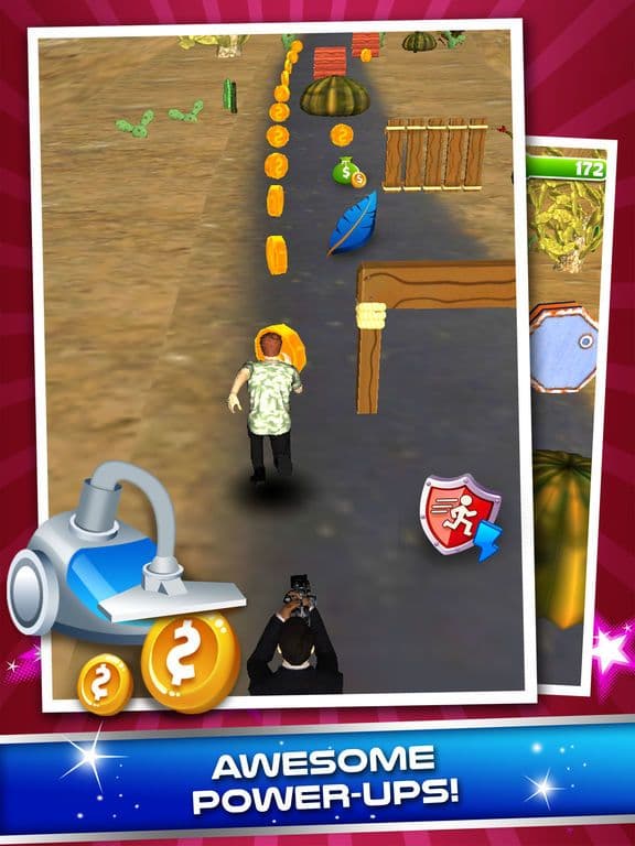 Hollywood on the Run - 3D jumping party runner dorm games! screenshot 5